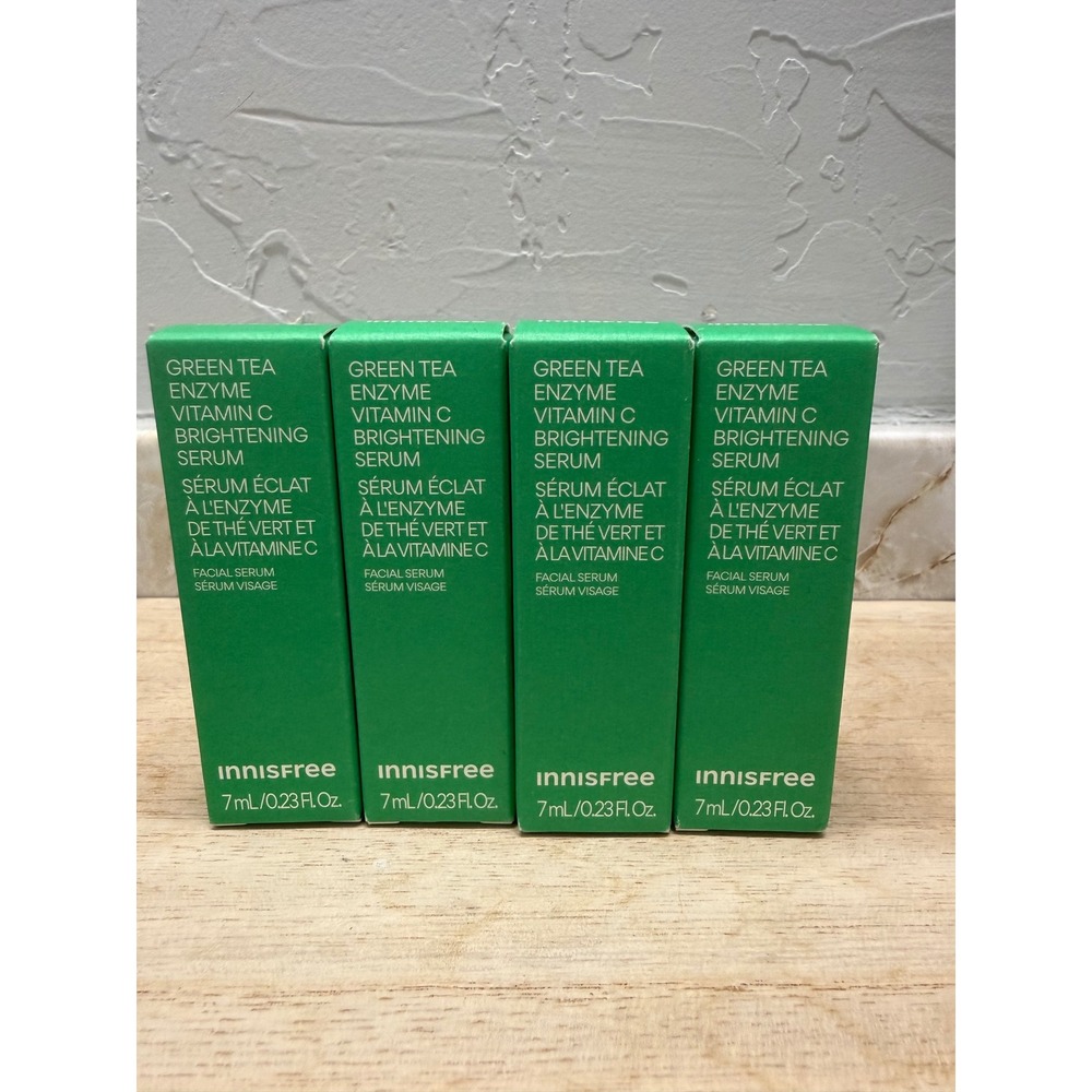Innisfree Green Tea Enzyme Vitamin C Brightening Serum‎ Set 4 x 7ml Travel Size